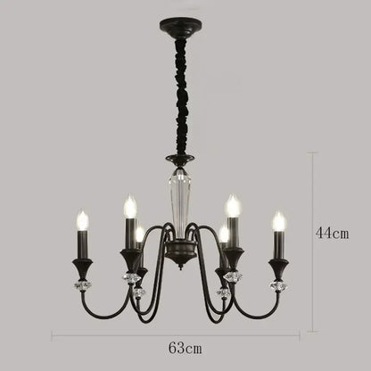 Boerderij kaarsen kroonluchter