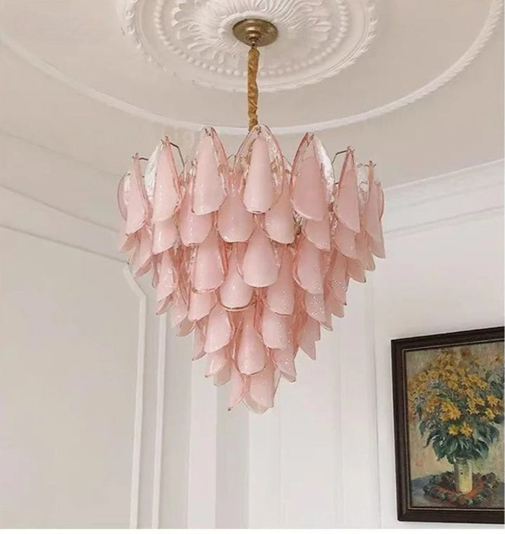 Königlicher Kristall-Blütenblatt-Kronleuchter