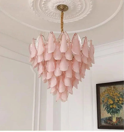 Königlicher Kristall-Blütenblatt-Kronleuchter