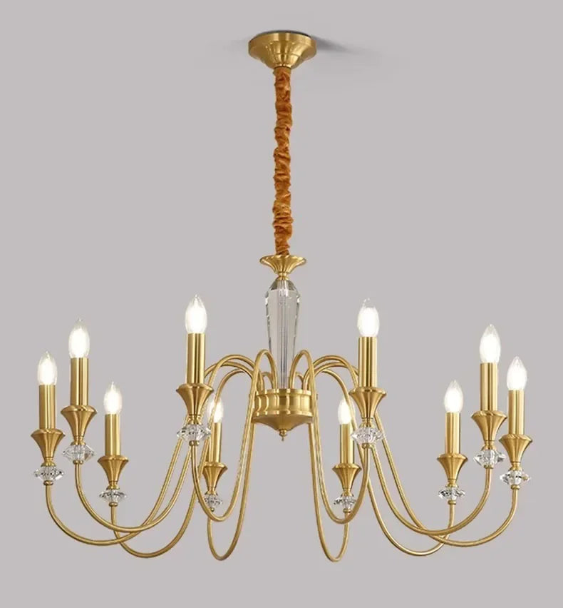 Boerderij kaarsen kroonluchter