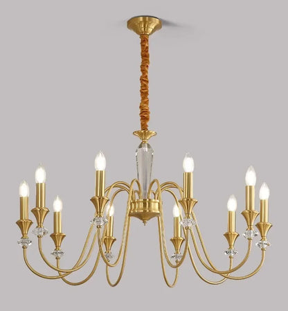 Boerderij kaarsen kroonluchter