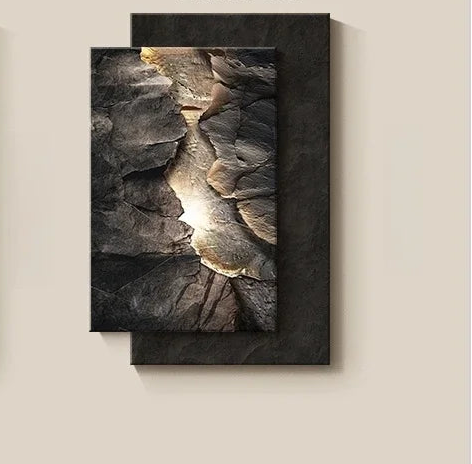 Crystal porcelain 3D design wall light