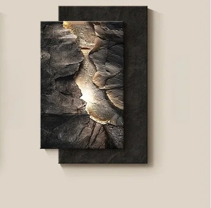 Crystal porcelain 3D design wall light