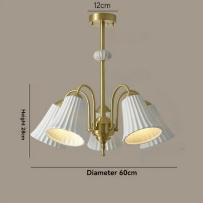Porcelain studio ceiling light