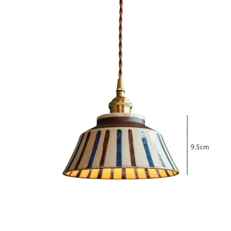 Scalloped-edge ceramic pendant lamp in white with LED bulb, 13cm height, ideal for elegant ceiling light fixtures.