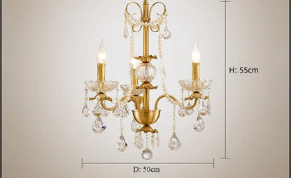 K9 crystal french candle centerpiece