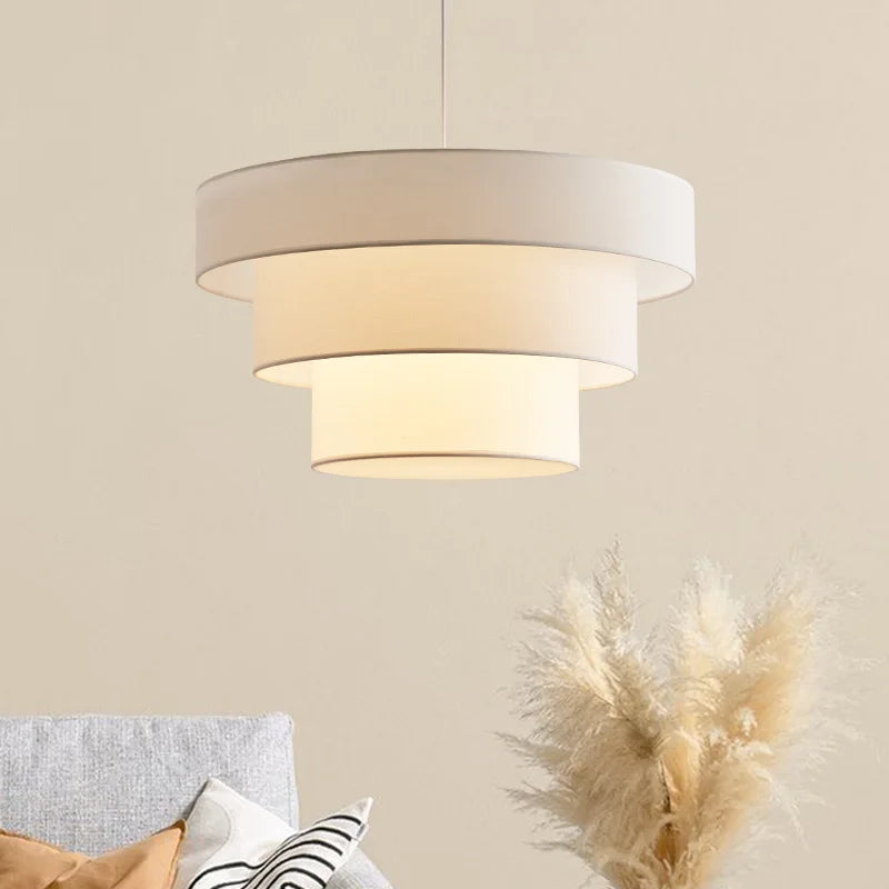 Suspension textile Zen pour chevet