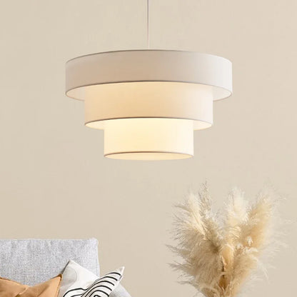 Suspension textile Zen pour chevet