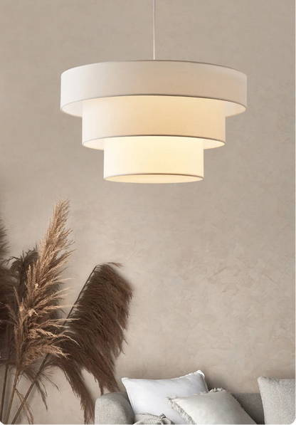 Suspension textile Zen pour chevet