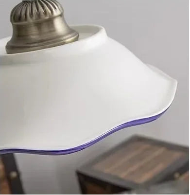 Loft ceramic vintage hanging lamp for cafe and dining