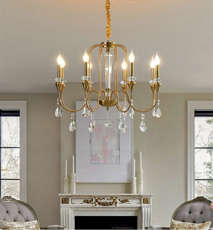 Élégant lustre en cristal