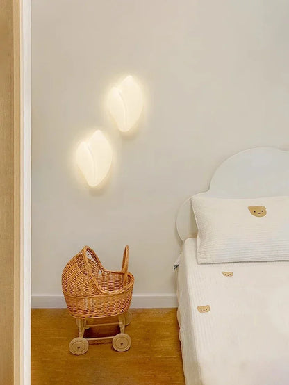 Wolken- en sterrenwandlamp