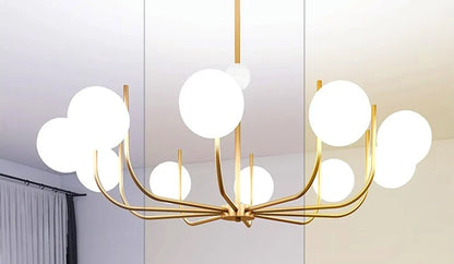 Suspension LED contemporaine