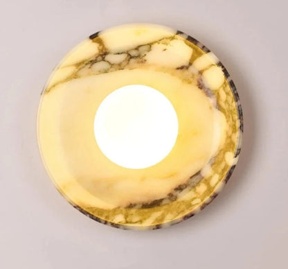 Lampada da parete di lusso in marmo Wabi-sabi