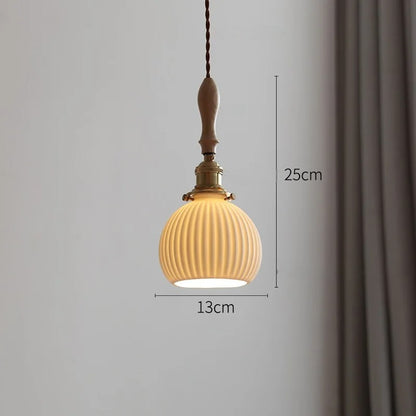 Butterfly keramische koperen LED-hanglamp voor de slaapkamer