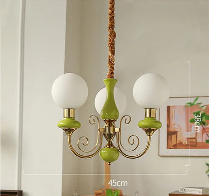 Pastorale crèmekleurige kroonluchter