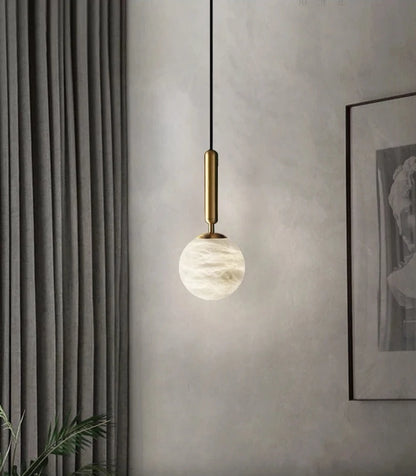 Marmer steen premium hanglamp