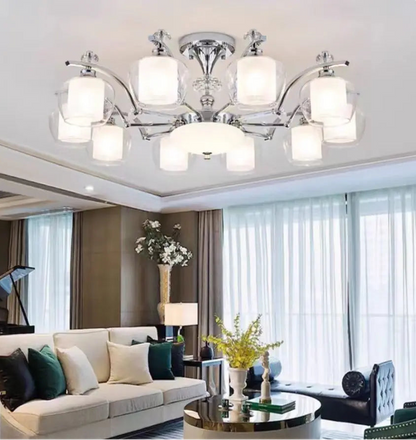 Moderne LED-kroonluchter voor eettafel en studeerkamer