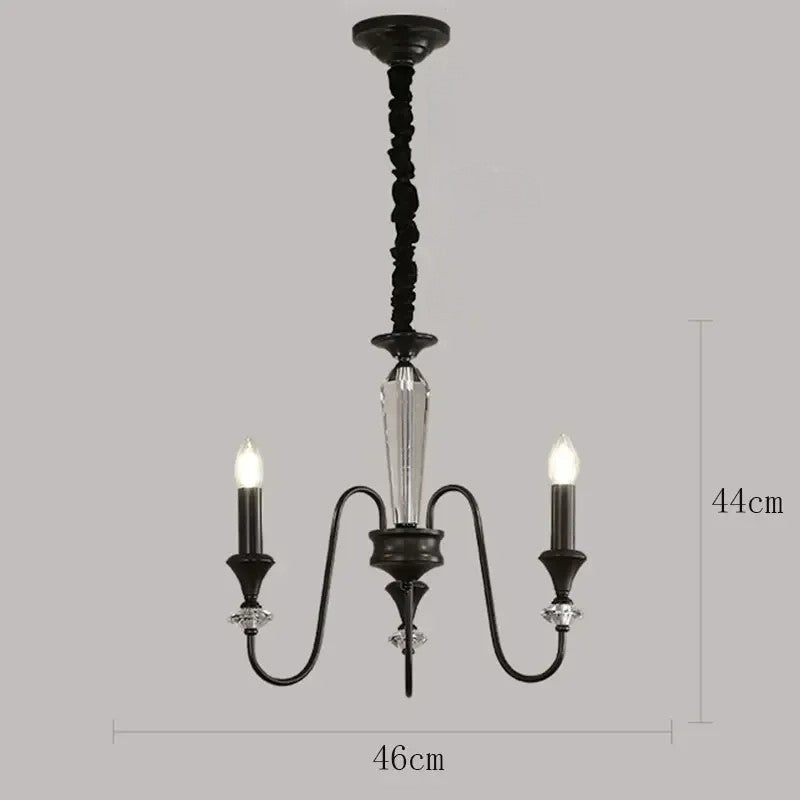 Boerderij kaarsen kroonluchter