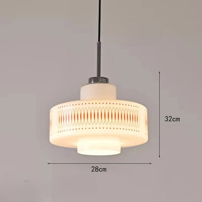 Suspension en verre blanc pour chambre à coucher et bar