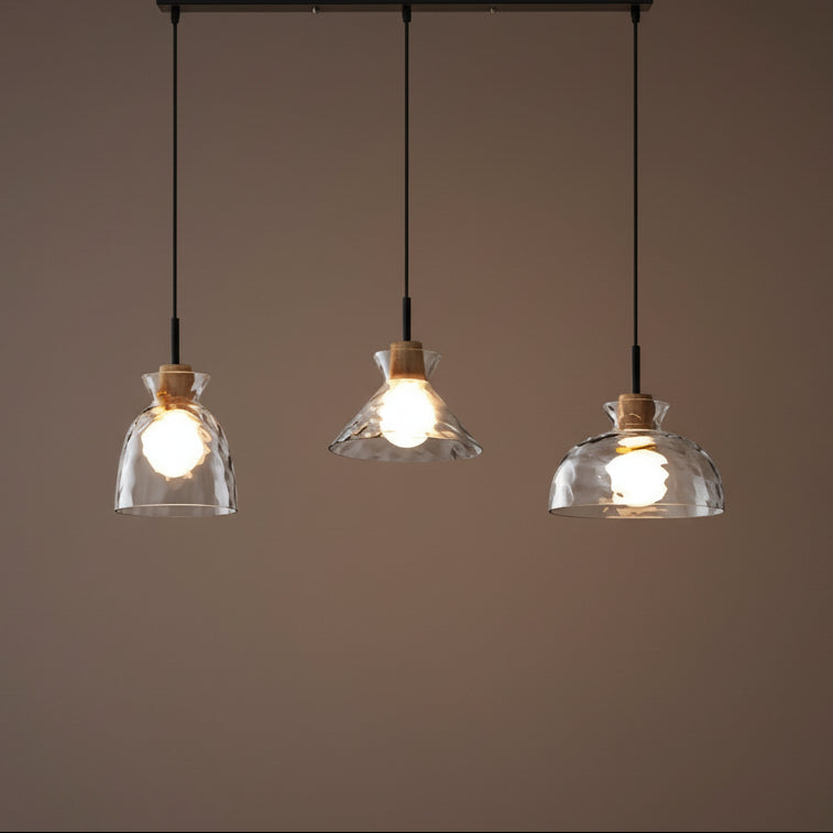 Moderne Pendelleuchte aus Glas für Kücheninseln – LuxelyLight