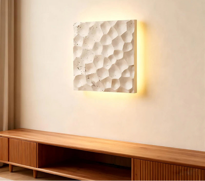 Applique murale décorative 3D Wabi-sabi