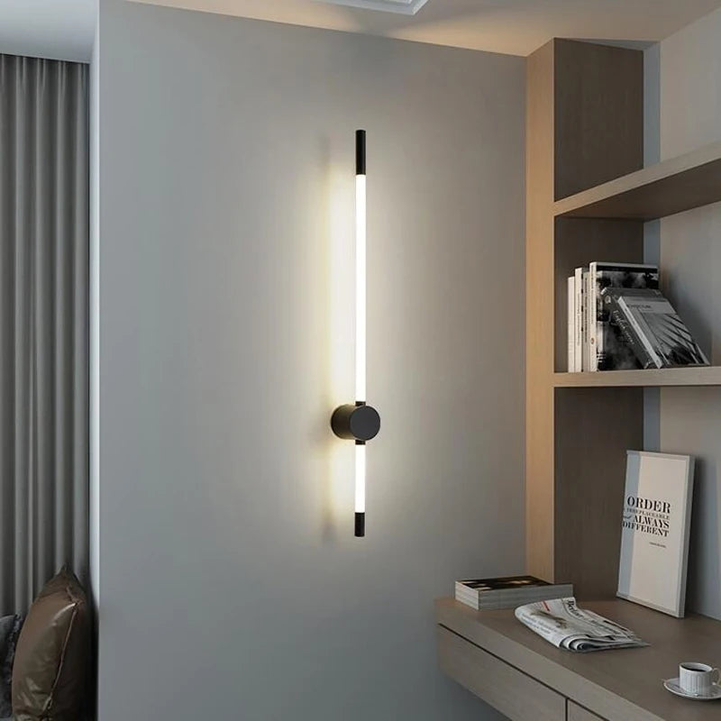 Modern minimalistisk vägglampa