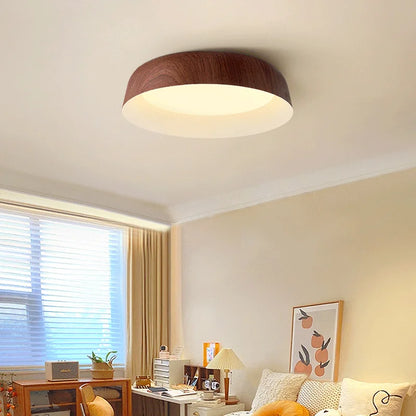 Nordic japanese wooden ceiling light