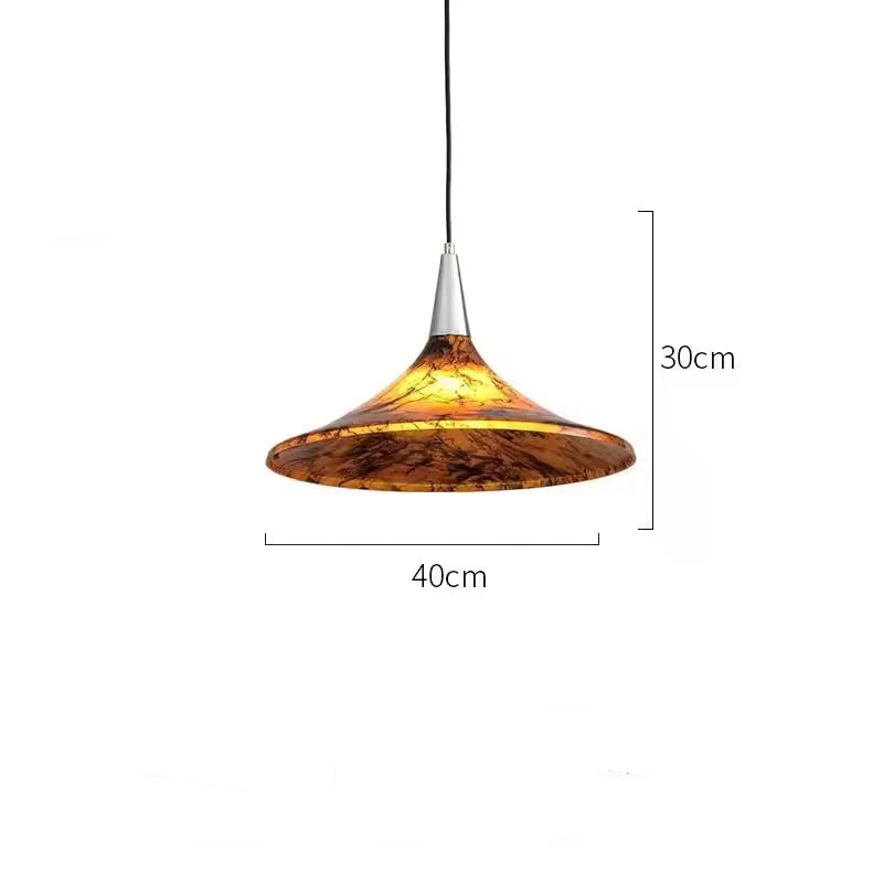 Fransk pendellampa från mitten av 1900-talet