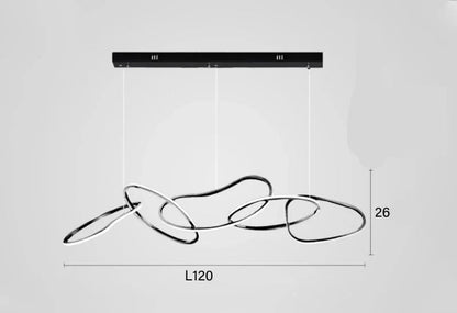 Suspension moderne et élégante à LED