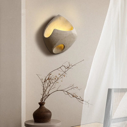 Wabi-sabi futuristic design wall lamp