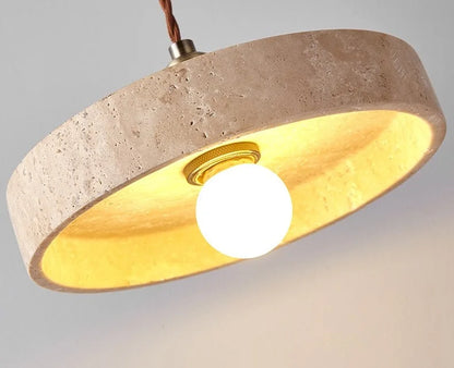 Travertin rustieke hanglamp