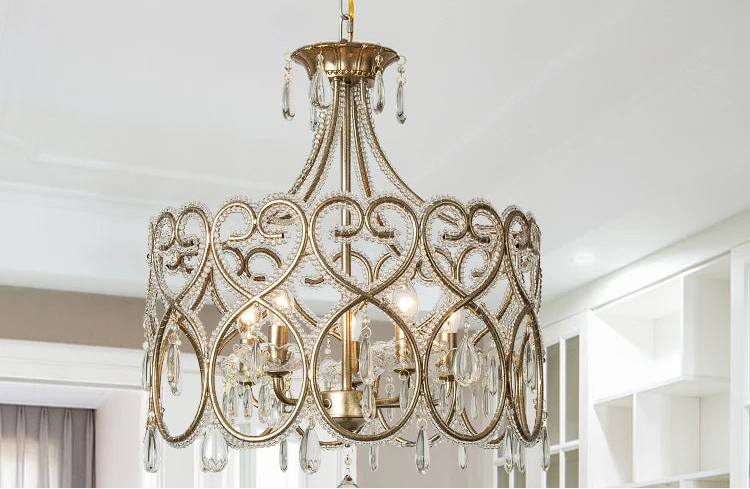 Heart bloom ceiling jewel