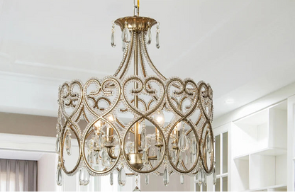 Heart bloom ceiling jewel