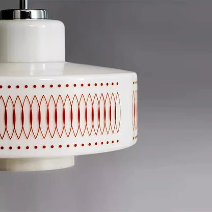 Suspension en verre blanc pour chambre à coucher et bar