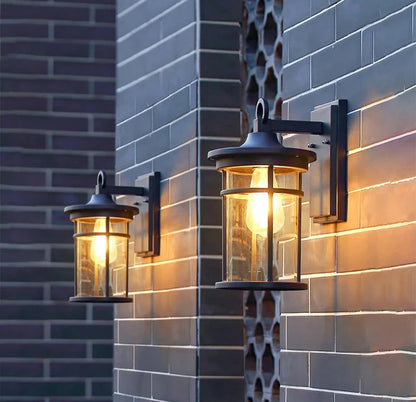 IP55 Outdoor waterproof clear glass shade lamp