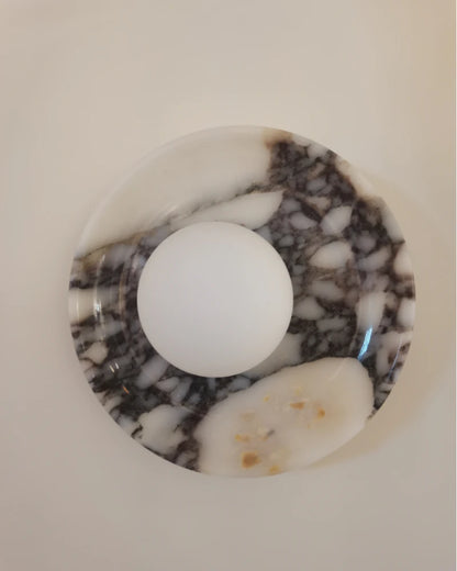 Lampada da parete di lusso in marmo Wabi-sabi