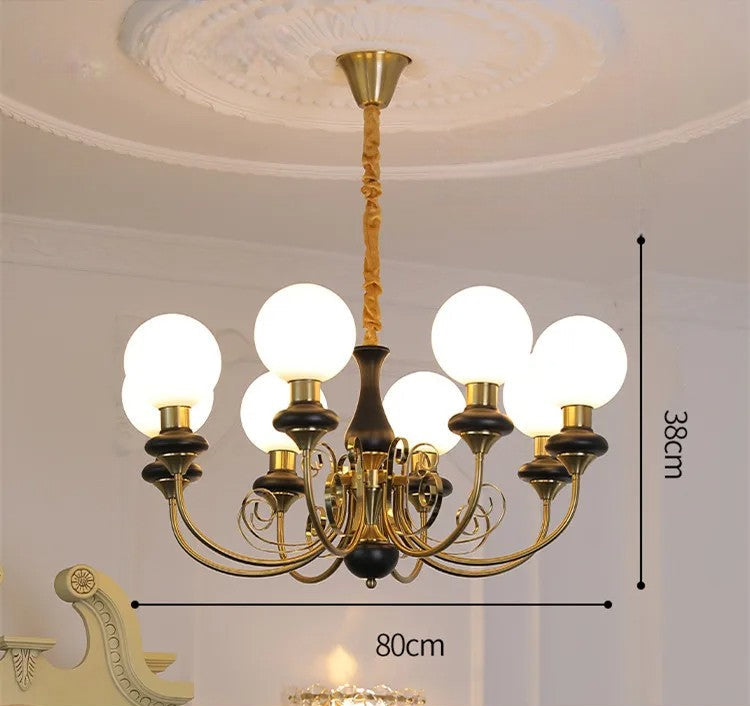 Pastorale crèmekleurige kroonluchter