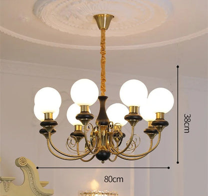 Pastorale crèmekleurige kroonluchter