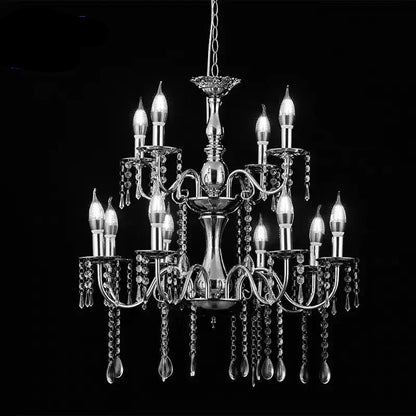 Gilded wedding salon chandelier