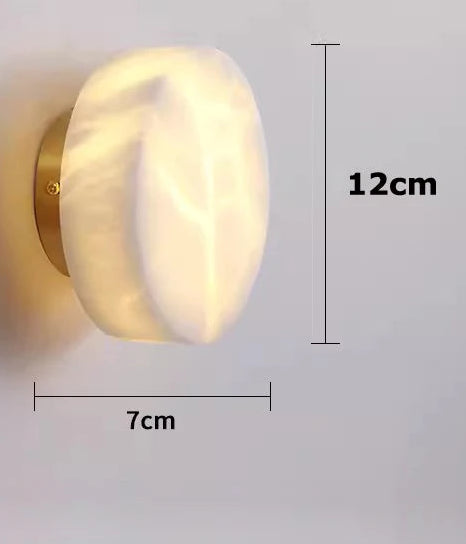 Plafonnier victorien en marbre naturel