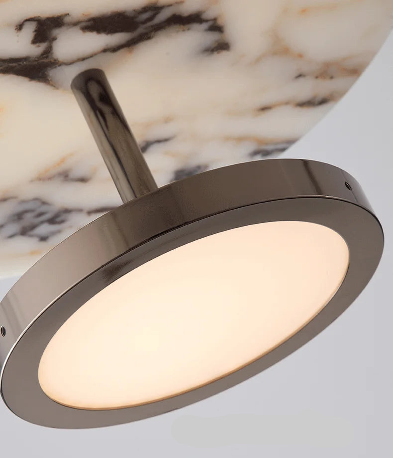 Alabaster modern luxury pendant light