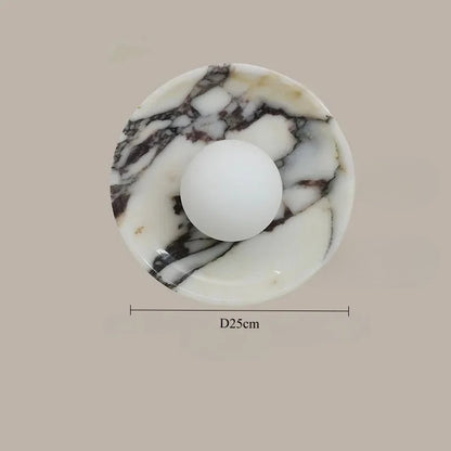 Lampada da parete di lusso in marmo Wabi-sabi