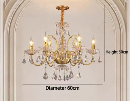 Villa crystal candle centerpiece