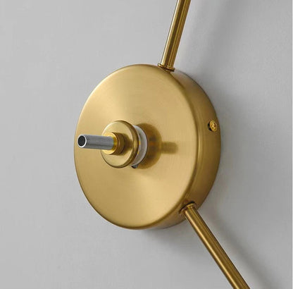 Lampada da parete moderna in vetro a forma di loto