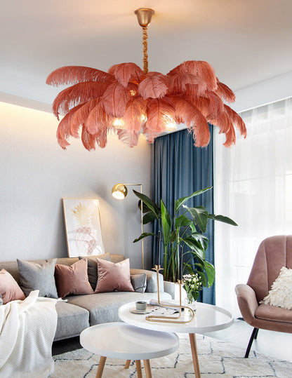 Feather Ceiling Light