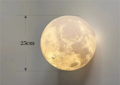 Applique murale Art déco en forme de lune