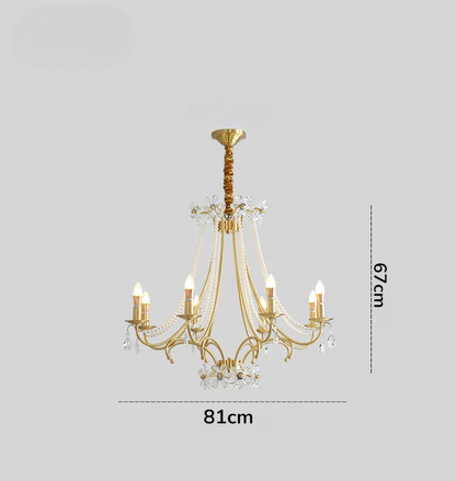 Parisian crystal salon fixture