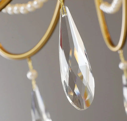 Lustre de hall d'entrée en cristal K9 e14