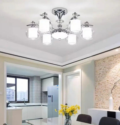 Moderne LED-kroonluchter voor eettafel en studeerkamer